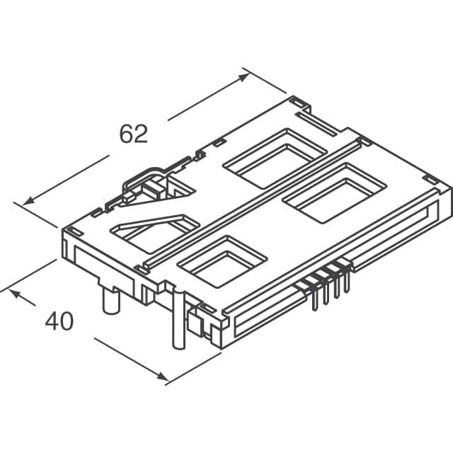 C70210M0082554A Amphenol Tuchel Industrial  PC Card Sockets